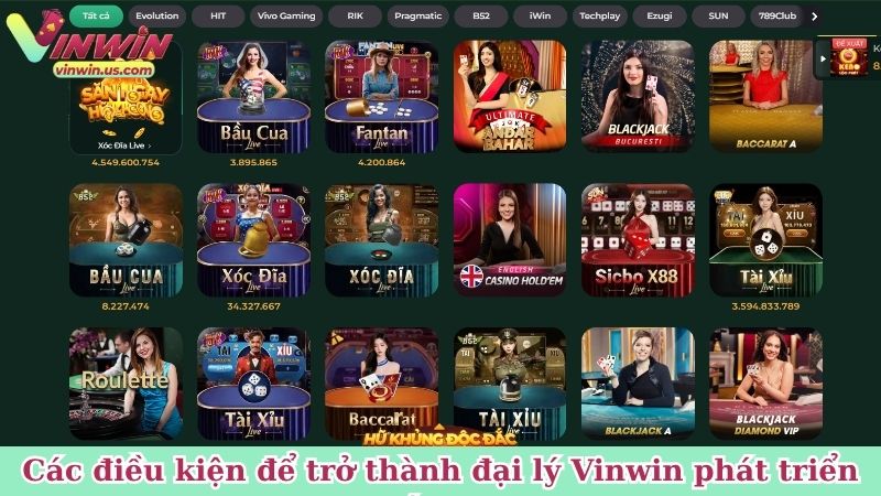 Các điều kiện để trở thành đại lý Vinwin phát triển tốt đẹp