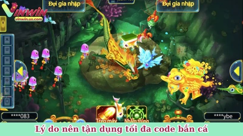 Lý do nên tận dụng tối đa code bắn cá