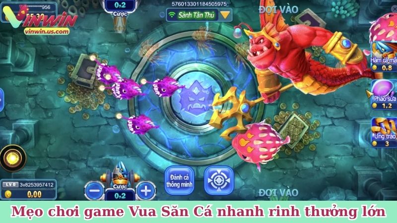 Mẹo chơi game Vua Săn Cá nhanh rinh thưởng lớn