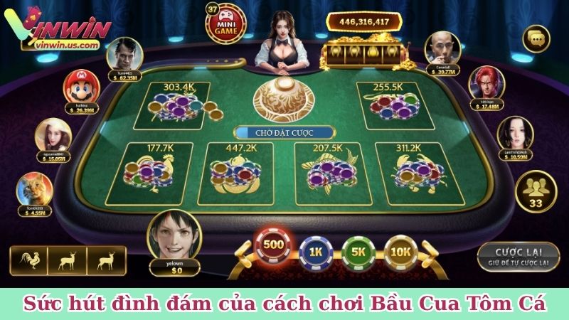 Sức hút đình đám của cách chơi Bầu Cua Tôm Cá