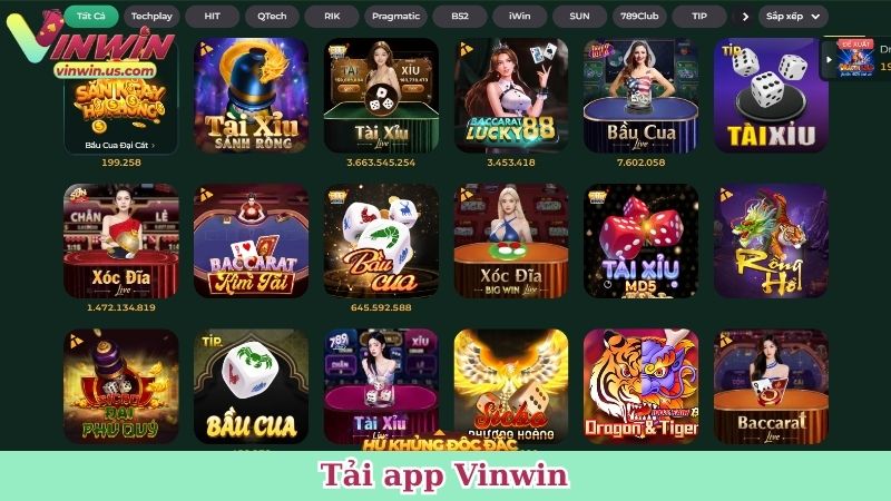 Tải app Vinwin