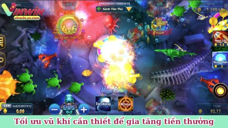 Tối ưu vũ khí cần thiết để gia tăng tiền thưởng