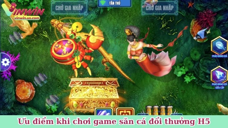 Ưu điểm khi chơi game săn cá đổi thưởng H5